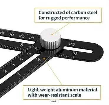 Ostali merni alati: Werckmann Professional Tools – multifunkcionalni šablon/lenjir za više — 6