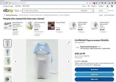 Ostali kuhinjski aparati: Aparat za kokice Clatronic PM 2658 - Električni aparat za brzu — 3