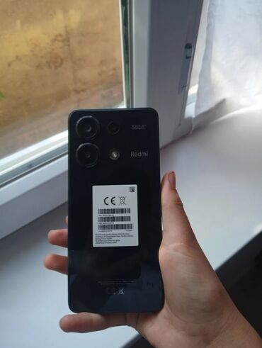 купить видеокарту в бишкеке бу: Redmi, Redmi Note 13, Б/у, 256 ГБ, цвет - Черный, 2 SIM