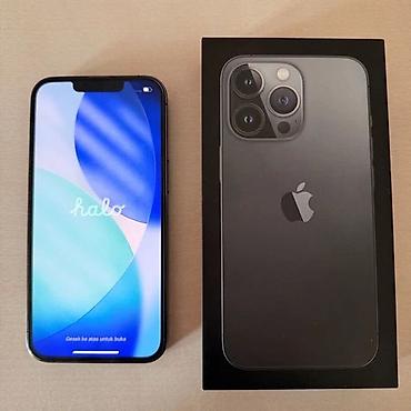 Apple iPhone: IPhone 13 Pro, 128 GB, Graphite, Zəmanət, Simsiz şarj, Face ID — 7