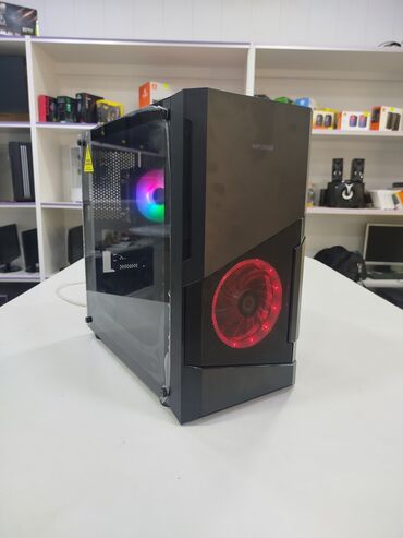 пк игра: Компьютер, ядер - 4, ОЗУ 16 ГБ, Игровой, Б/у, Intel Core i7, AMD Radeon RX 580, HDD + SSD
