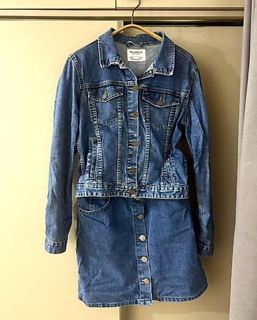 cins donlar: Məhsul: PULL&BEAR denim (cins) geyim – uzun gödəkcə/şleyfli — 1