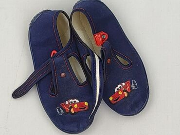brązowe spodnie woskowane: Slippers 27, Used