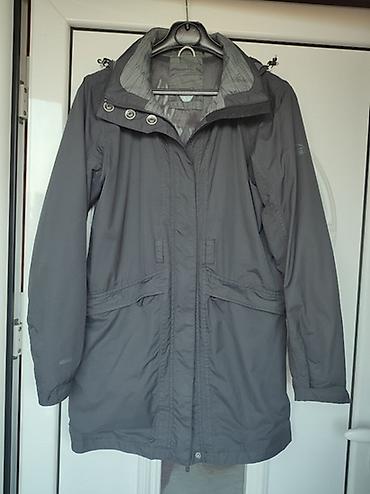torba sa slovom m: Vodootporna jakna McKinley, veličina 38. Siva, duža kroja (oko 85 cm) — 1