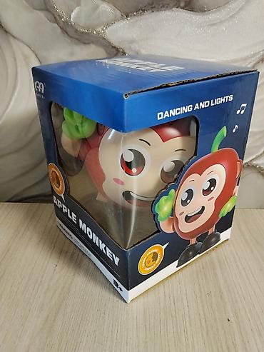 Игрушки: Игровая игрушка Apple Monkey — танцующая обезьянка-яблоко с подсветкой — 4