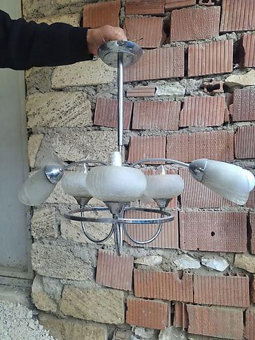 işlənmiş lüstür: Çılçıraq, 5 lampa, Metal — 2