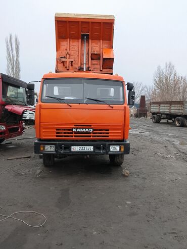 Аренда самосвала: Самосвал КАМАЗ, оранжевый, колесная формула 6×4. Основные — 10
