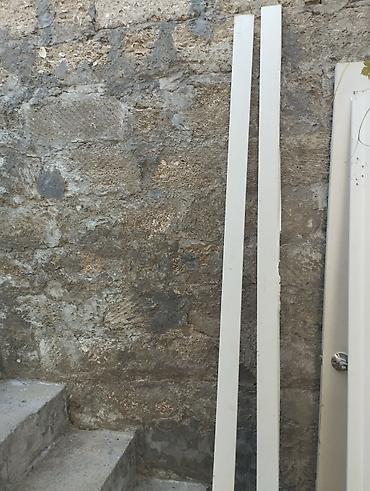 mdf plintus: Ağ rəngli qapı dəsti hündürlüyü 2 m. eni 0.80 sm - Material — 3