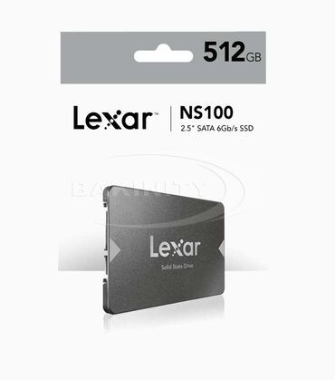 lexar: Daxili SSD disk 512 GB, Yeni