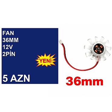ventilator satisi bakida: Videokart üçün Fanlar “36/45/47/75/87mm 12v 2/3/4pin” 📍Ünvan: Bakı — 4