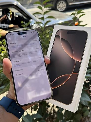 iphone 12 pro 512: IPhone 16 Pro Max, 512 GB, Qızılı, Face ID — 3