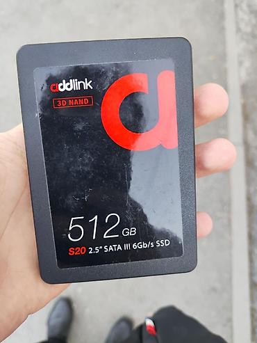ПК жана ноутбуктар үчүн комплектөөчүлөр: SSD addlink S20 512 ГБ - Форм‑фактор: 2.5" - Интерфейс: SATA III (6 — 1