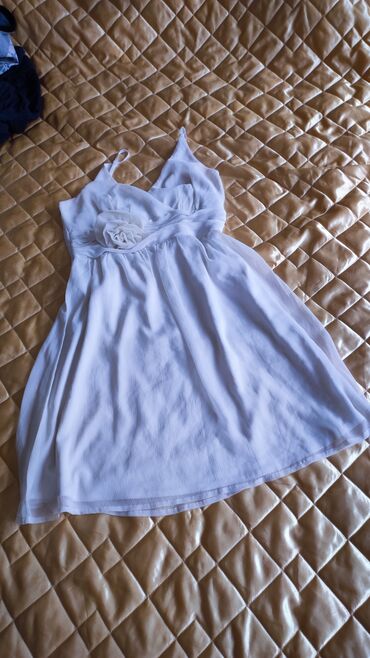 plava haljina kombinacije: M (EU 38), color - White, Other style, With the straps