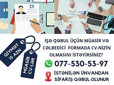 Digər xidmətlər: İş Axtarışında Bir Addım Öndə Olun: Peşəkar CV İlə Uğura Doğru! ​İş — 1