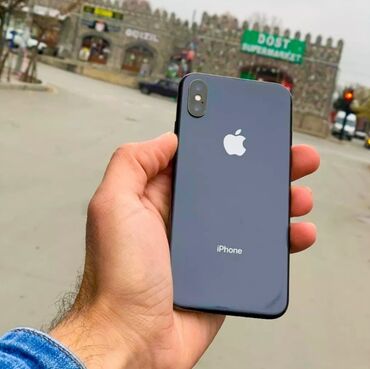 Apple iPhone: IPhone Xs, 256 GB, Black Titanium, Simsiz şarj, Face ID