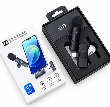 wifi адаптеры о: Беспроводной петличный микрофон K8 (2.4 ГГц) с USB‑C приемником - — 1