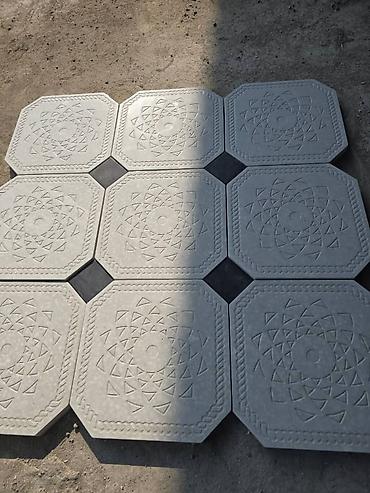 Тротуарная плитка: Тротуарная плитка (разные узоры и размеры) - Материал: вибролитая — 15