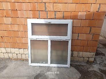 Plastik pəncərə bloku - Material: PVC profil, ağ rəng - Üst hissə