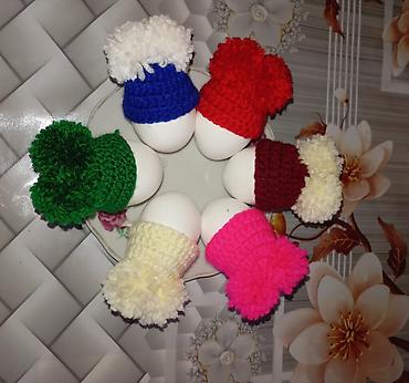 Bayram üçün digər mallar: Əl işləri toxunma Novruz bayramının bəzəyir yumurta papağı Əlimizdə — 9