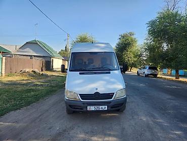 ролики спринтер: Mercedes-Benz Sprinter (длинная база, высокий крыша), белый фургон — 1