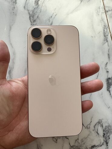 iphone xr цена в бишкеке бу: IPhone 16 Pro Max, Б/у, 256 ГБ, Rose Gold, Коробка, Чехол, 96 %