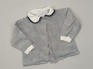 granatowy sweterek dla niemowlaka: Bluza, 0-3 m, stan - Bardzo dobry