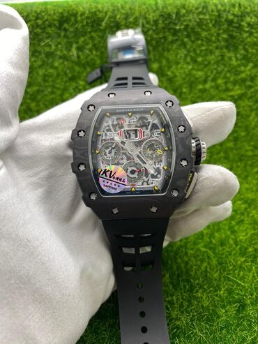 мужские швейцарские часы: Richard Mille RM011-03 ️Премиум качество ! ️Размеры : 50.5mm x 41mm х
