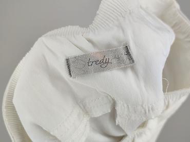 biale mom fit: Spodnie 3/4 damskie, rozmiar S — 4