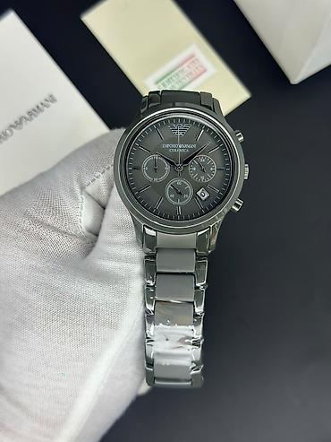 Yeni, Qol saatı, Emporio Armani, rəng - Boz