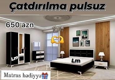 işlenmiş yataq mebelleri: Yataq otağı dəsti — 1