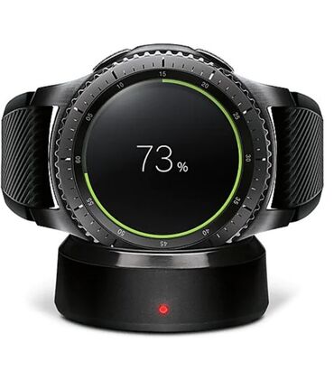samsung gear s3 frontier qiymeti: İşlənmiş, Smart saat, Samsung, Аnti-lost, rəng - Qara