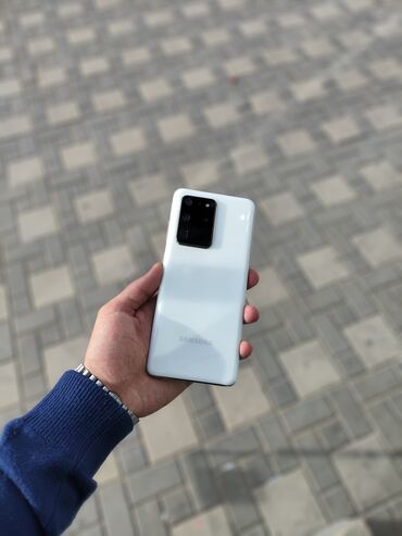 2 el telefon samsung: Samsung Galaxy S20 Ultra, 128 GB, rəng - Ağ, Barmaq izi, Face ID