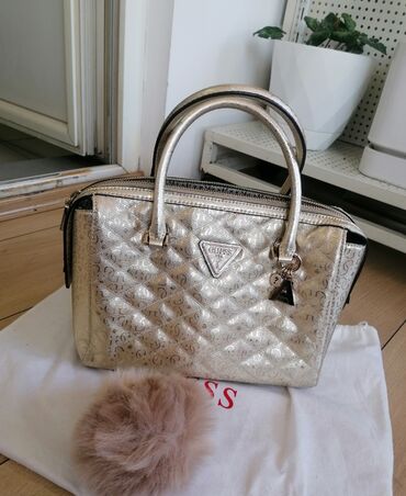Torbe: Torba za rame, Guess, Materijal: Koža — 5