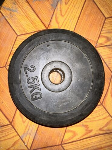 Ştanqlar və ştanq diskləri: Çəki: 80 kq, İşlənmiş — 6