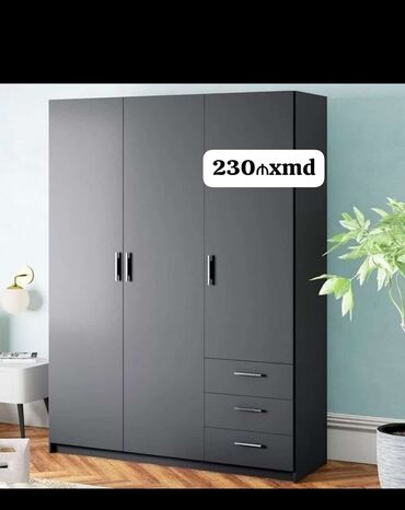 Dolablar: Yeni, Açılan, 3 qapılı Düz dolab, Qarderob, paltar dolabı, Azərbaycan — 25