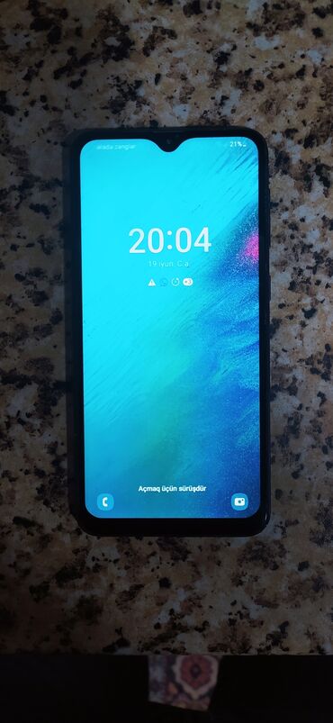 Samsung: Samsung Galaxy A10, 32 GB, rəng - Göy, Sensor