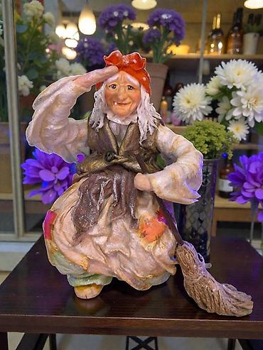 Подарки и сувениры: Баба Яга — подвесная игрушка ручной работы | интерьерный декор — 12