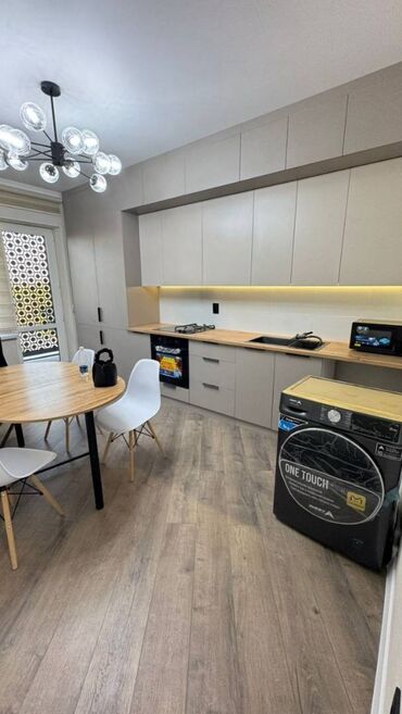 квартиры в джале: 1 комната, 56 м², 106 серия улучшенная, 7 этаж, Дизайнерский ремонт