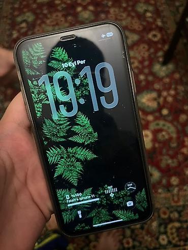 iphone 11 mini: IPhone 11, 64 GB, Qara, Simsiz şarj, Face ID — 2