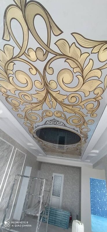 Натяжной потолок: Натяжной потолок Глянцевое, Матовое, 3D потолки Бесплатный замер, Гарантия, Бесплатная консультация — 16