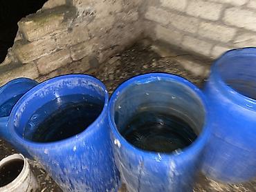 seif qapılar: Mavi plastik çən/barrel dəsti - Material: qalınmüxtəlif divarlı HDPE — 3