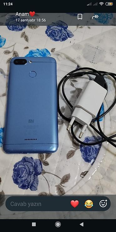 samsung s7 edge ekran: Redmi 6A, 32 GB, rəng - Mavi — 2