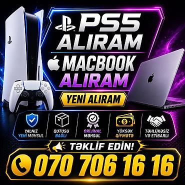 macbook kredit: ƏN YÜKSƏK QİYMƏTLƏ PS5 MACBOOK ALIRAM YENİ TEKLİF EDİN KREDİTLƏ AL — 1