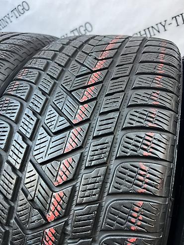 зимние поладки: Шины 275 / 45 / R 21, Зима, Б/у, Комплект, Внедорожные (АТ/МТ), Pirelli — 5
