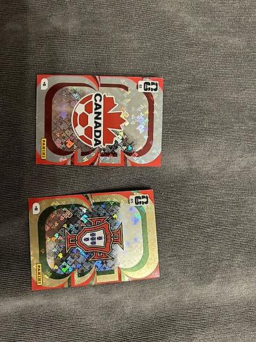 Искусство и коллекционирование: Panini futbol kolleksiya kartları – Kanada və Portuqaliya komanda — 1