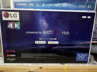 купить телевизор 4к: 🔥🔥СРОЧНАЯ АКЦИЯ🔥🔥 Телевизор LG 50UR81009 просмотр’, thinq ai, webos
