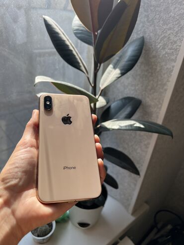 продам айфон 5s бу: IPhone Xs, Б/у, 64 ГБ, Rose Gold, Чехол, 82 %