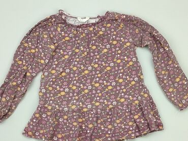 jeansy fioletowe: Blouse, 3-4 years, 98-104 cm, condition - Good