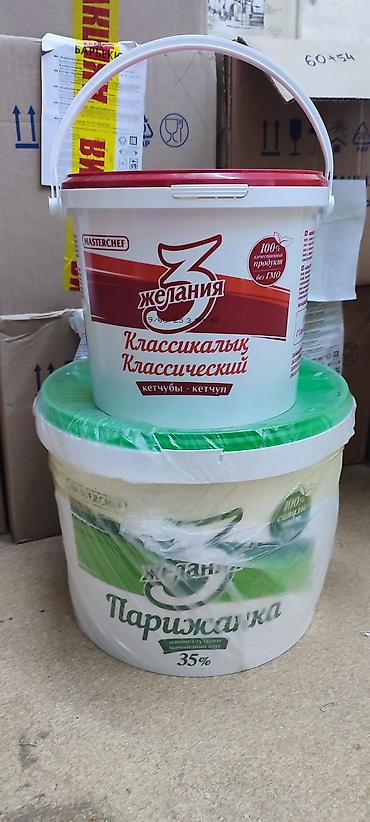 Соусы и специи: Соусы «3 желания» в ведрах для HoReCa. 11кг. МАРГАРИНЫ ДЛЯ ВЫПЕЧКИ — 1