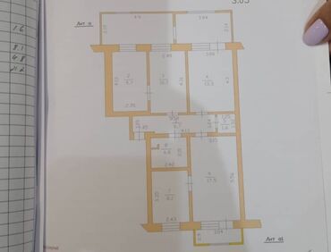 квартира в военно антоновке: 4 комнаты, 92 м², Индивидуалка, 2 этаж, Старый ремонт